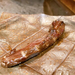 柳家 - 鴨ネック　骨の部分をカジカジシャブシャブして頂きます♪