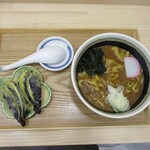 さくら家 - カレー南蛮うどん＋茄子天