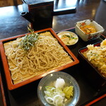 いち藤 - 天丼セット（¥950税込み）
