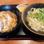 彦ちゃんうどん - ミニカツ丼セット＝７５０円 税込