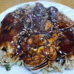 Okonomiyaki Orenjihausu - カキオコの牡蠣マシ1200円