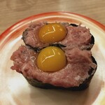 すし江戸 - うずら鉄火