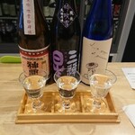 Asano Nihonshuten - 神開利き酒セット　630円