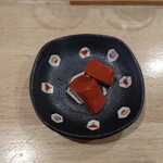 浅野日本酒店 - セットの赤コンニャク