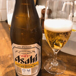 創作麺工房 鳴龍 - 瓶ビール　500円