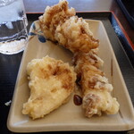讃岐製麺 - 天ぷら3種