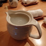 割烹 逆瀬川 川上 - 蕎麦湯