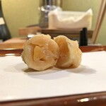 江戸前晋作 - 昆布締め 小柱