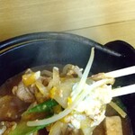 三楽 - 豚汁鍋リフト(^_^;)