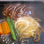 平家の郷 - 2012/8 相方の合挽きハンバーグ180g