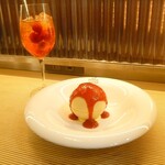 ビストロカラト - 苺ムースとノンアルコールカクテル 1700yen