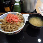 吉野家 - 牛丼（並）＋みそ汁