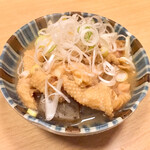 すみれ - 鶏皮の味噌煮込み450円