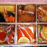 割烹かまた - カニ弁当