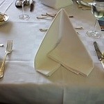 Restaurant Lumiere - テーブルセッティング