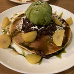 ユトリ珈琲店 - 料理写真:抹茶パンケーキ　850円