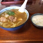 Sobadokoro Moriya - カレーうどん＆半ライス