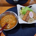 麺屋 居間人 - 焼きみそつけ麺