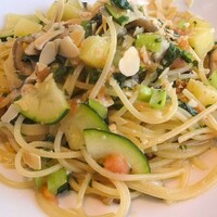 イルマーレ - 穴子，キタアカリ，ズッキーニ，小松菜のパスタ