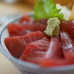 ひょうたん寿司 - ランチの鮪は目鉢。素晴らしい仕事をされていますのでまるで本鮪赤身並みのクオリティーとなります