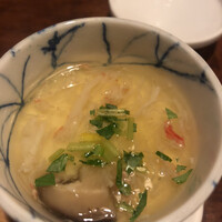 かに道楽 新宿本店 - 蟹茶碗蒸し。