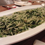 モンティパイソン - 宴会４名訪問＝みんなが無言でパクついた！岩海苔パスタ（２人前）