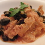 モンティパイソン - 宴会４名訪問＝トリッパと十勝黒豆のフィレンツェ風煮込み