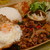 マンゴツリーカフェ - 料理写真:ムーガパオプレート<\1,200>（ムーガパオ・本日の前菜・サラダ・ジャスミンライス、2012年8月）