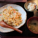 親方のぎょうざ - えびチャーハン