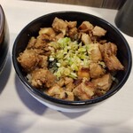麺や一徳 - ミニチャーシュー丼 350円
