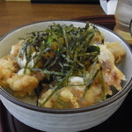 白川製麺所 - 鶏天丼