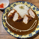 喫茶★レストラン マカロニキッチン - 『チキンカツカレー』様(1280円)※スープ、サラダ付。