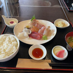 かみやかた - 刺身ランチ900円