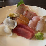 かみやかた - お刺身
      美味い刺身が盛りだくさんです！
      これはコスパ高し！