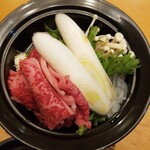 日本料理 村上 - 『懐石コース』◆「鍋物」 ◇牛すき焼鍋