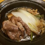 日本料理 村上 - 『懐石コース』◆「鍋物」 ◇牛すき焼鍋