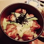 Wayoushokudou Ekuryu - 県産若鶏と金精トロロ丼