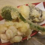 日本料理 村上 - 『懐石コース』◆「揚物」 ◇オコゼと白子の天婦羅