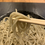 手打ちそば文平 - まずは蕎麦のみで啜る。出来れば塩でも行きたかった。