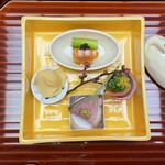 料亭 大宮 一の家 - 前八寸。
      美味し。