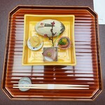 料亭 大宮 一の家 - 前八寸。
      美味し。