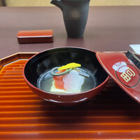 料亭 大宮 一の家 - お椀。
                    美味し。