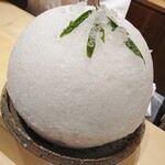 銀座 しのはら - 謎の氷