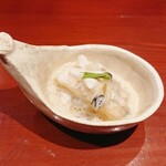 銀座 しのはら - の中はふぐ白子和え