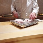 銀座 しのはら - トラフグの白子