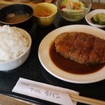 洋食屋 グリル ラパン - メンチカツ御膳(ライス大盛)