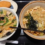 山田うどん食堂 - 野菜あんかけ丼セット