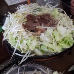 松尾ジンギスカン - ジンギスカン定食800円