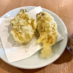 おうどん 瀬戸晴れ - 牡蠣天ぷら　美味しかった