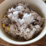 Shokudou Nogi - 2種類の豆入り御飯